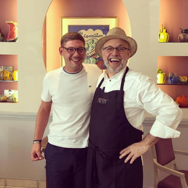 Meeting with famous chef Jean-Jacques Prévot